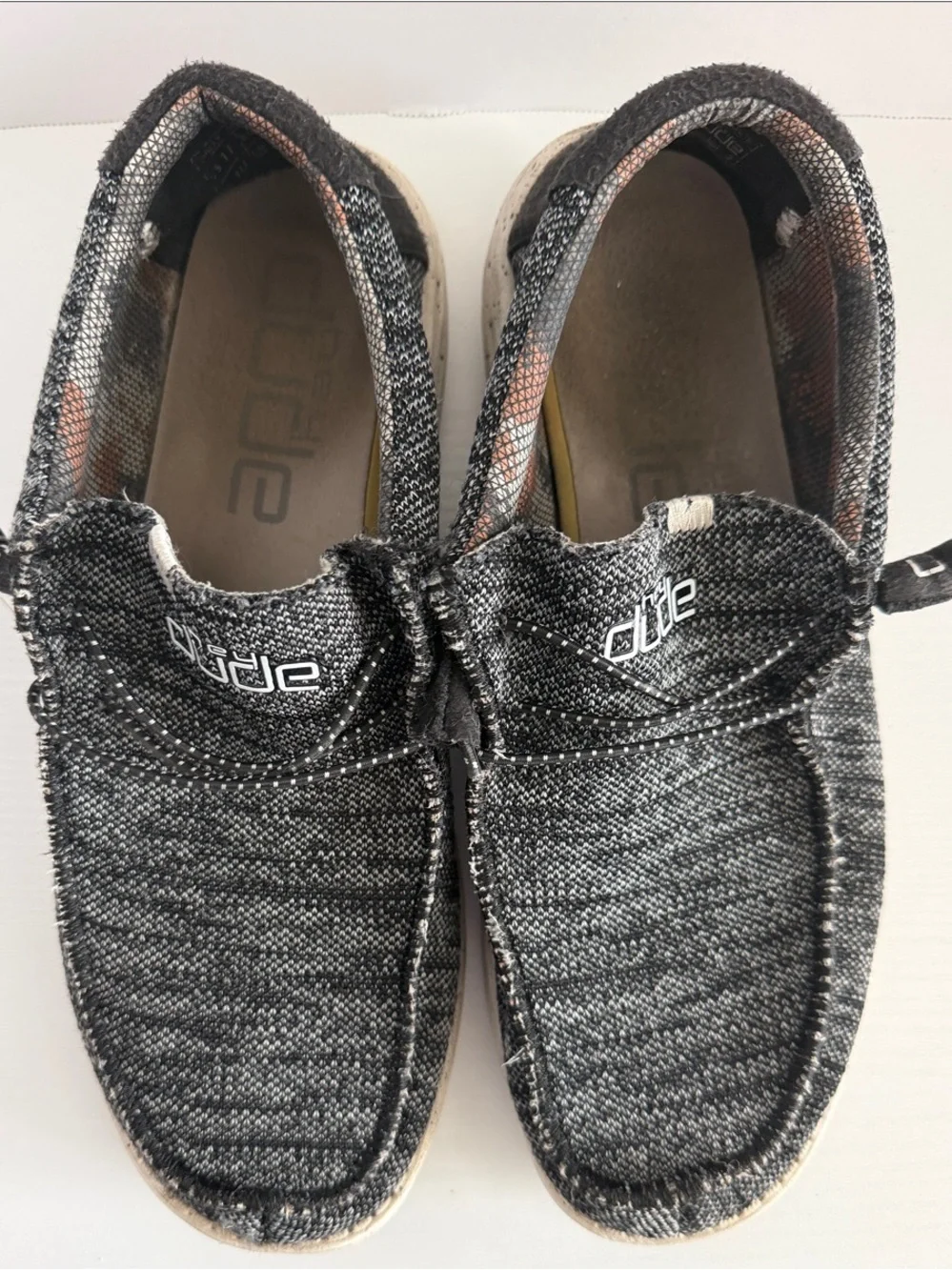 3 pairs USED Hey Dude Men's Slip-On SIZE 11